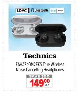 2001 Audio Video EAHAZ40M2EKS True Wireless Noise Cancelling Headphones offer