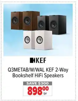 2001 Audio Video KEF 2-Way Bookshelf HiFi Speakers offer