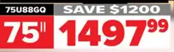 2001 Audio Video 75U88GQ 75 Hisense Mini-LED Pro offer