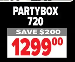 2001 Audio Video PARTYBOX JBL 720 offer