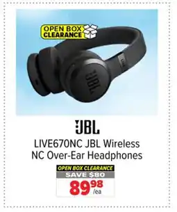 2001 Audio Video LIVE670NC JBL Wireless NC Over-Ear Headphones offer