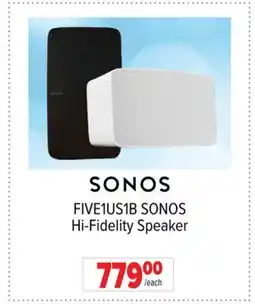 2001 Audio Video FIVE1US1B SONOS Hi-Fidelity Speaker offer
