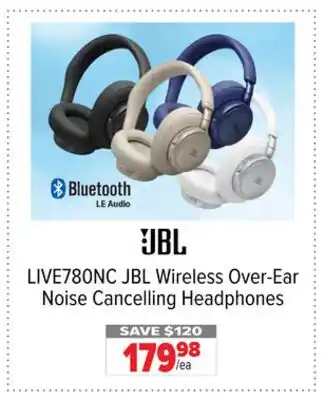 2001 Audio Video LIVE780NC JBL Wireless Over-Ear Noise Cancelling Headphones offer