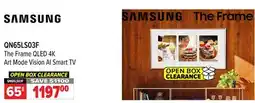 2001 Audio Video QN65LS03F 65 SAMSUNG The Frame QLED 4K Art Mode Vision AI Smart TV offer