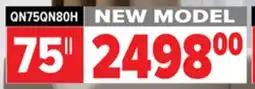 2001 Audio Video QN75QN80H 75 SAMSUNG NEW MODEL offer