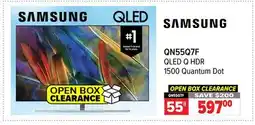 2001 Audio Video QN55Q7F 55 SAMSUNG QLED Q HDR 1500 Quantum Dot offer