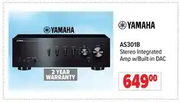 2001 Audio Video YAMAHA AS301B Stereo Integrated Amp w/Built-in DAC offer
