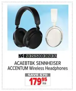 2001 Audio Video ACAEBTBK SENNHEISER ACCENTUM Wireless Headphones offer