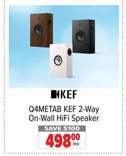 2001 Audio Video Q4METAB KEF 2-Way On-Wall HiFi Speaker offer