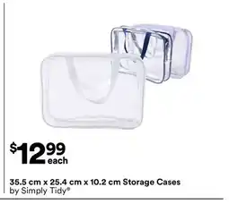 Michaels 35.5 cm x 25.4 cm x 10.2 cm storage Cases by Simply Tidy offer