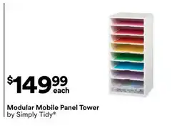 Michaels Modular Mobile Panel Tower by Simply Tidy offer
