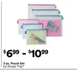 Michaels 3 pc. Pouch set by Simply Tidy offer