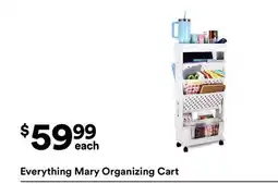 Michaels Everything Mary Organizing Cart offer