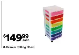 Michaels 8-Drawer Rolling Chest offer