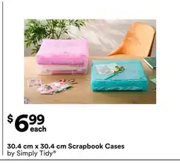 Michaels 30.4 cm x 30.4 cm scrapbook Cases by Simply Tidy offer