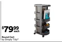 Michaels Round Cart by Simply Tidy offer