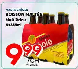 Marche Salaberry MALTA CRÉOLE BOISSON MALTÉE offer