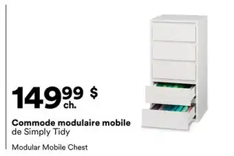 Michaels Commode modulaire mobile de Simply Tidy offer