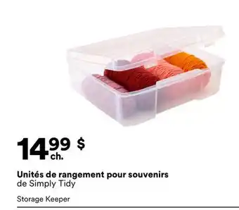 Michaels Unités de rangement pour souvenirs de Simply Tidy offer