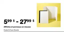 Michaels Affiches et panneaux en mousse offer