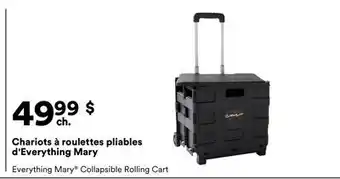 Michaels Chariots à roulettes pliables d'Everything Mary offer
