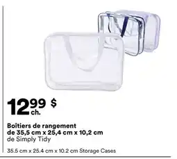 Michaels Boîtier de rangement de 35,5 cm x 25,4 cm x 10,2 cm de Simply Tidy offer