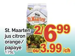 T&T Supermarket ST. MAARTEN JUS CITRON ORANGE/PAPAYE offer