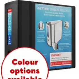 Staples Staples Better Binder - 5 - Black offer