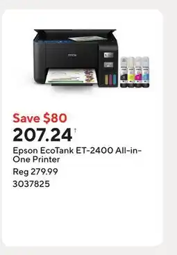 Staples Epson EcoTank ET-2400 All-in-One Printer offer
