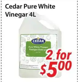Bestco Food Mart Cedar Pure White Vinegar offer