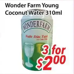 Bestco Food Mart Wonder Farm Young Coconut Water offer