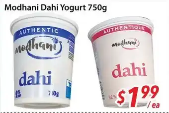 Bestco Food Mart Modhani Dahi Yogurt offer