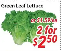 Bestco Food Mart Green Leaf Lettuce offer