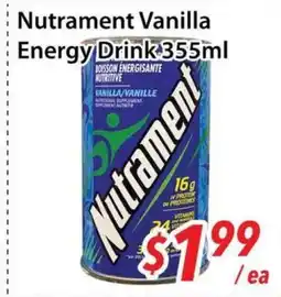 Bestco Food Mart Nutrament Vanilla Energy Drink offer