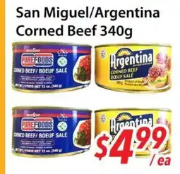 Bestco Food Mart San Miguel/Argentina Corned Beef offer
