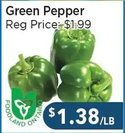 Blue Sky Supermarket Green Pepper offer