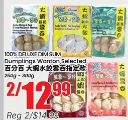 Terra Foodmart 100% DELUXE DIM SUM Dumplings Wonton Selected offer