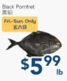 Oceans Fresh Food Market Black Pomfret offer