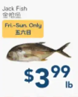 Oceans Fresh Food Market Jack Fish offer