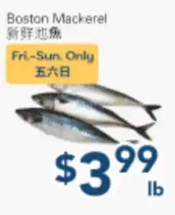 Oceans Fresh Food Market Boston Mackerel offer
