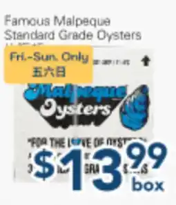 Oceans Fresh Food Market Famous Malpeque Standard Grade Oysters offer