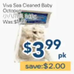 Oceans Fresh Food Market Viva Sea Cleaned Baby Octopus offer
