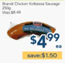 Oceans Fresh Food Market Brandt Chicken Kolbassa Sausage offer
