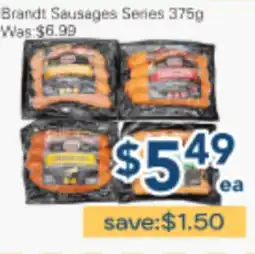 Oceans Fresh Food Market Brandt Sausages Series offer