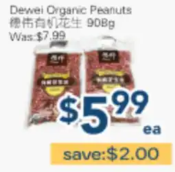 Oceans Fresh Food Market Dewei Organic Peanuts offer