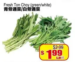 Yuan Ming Supermarket Fresh Ton Choy (green/white) offer