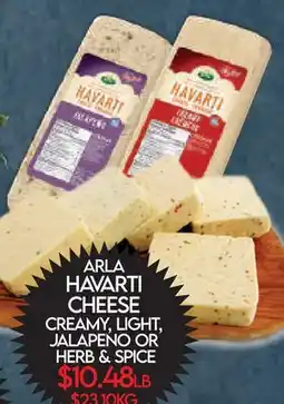 Fiesta Farms ARLA HAVARTI CHEESE offer