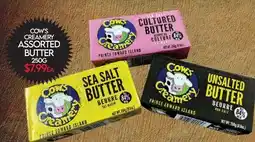 Fiesta Farms COW'S CREAMERY ASSORTED BUTTER offer