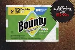 Fiesta Farms BOUNTY PAPER TOWEL offer