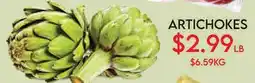 Fiesta Farms ARTICHOKES offer